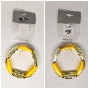 3/20$ Yellow And Gold Summer Bracelet